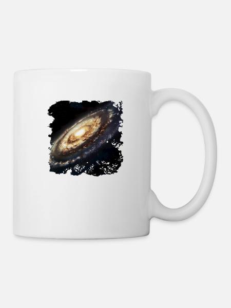 Des étoiles et des galaxies - Mug blanc - blanc