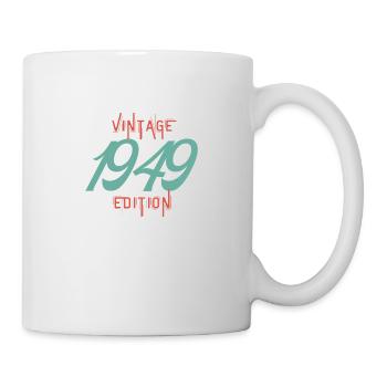 Jahrgang Ausgabe 1949 - Tasse - Weiß - Rechts