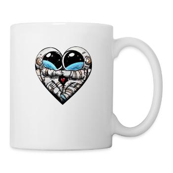 Astronauts Heart - Tasse - Weiß - Rechts