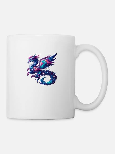 Astrologischer Drache - Tasse - Weiß
