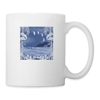 Kiteboarder auf dem Wasser - Tasse - Weiß - Rechts
