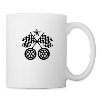 Auto - Tasse - Weiß - Rechts
