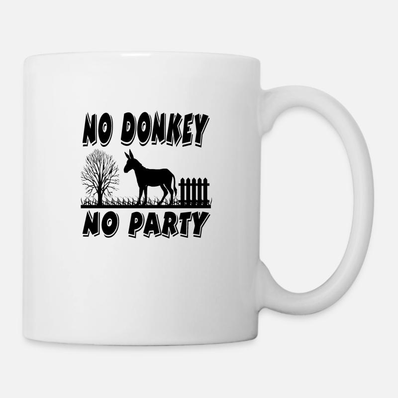 Esel - Tasse - Weiß