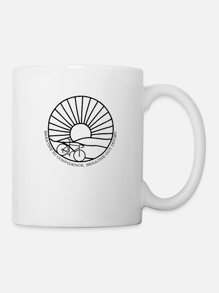 Gravel, VTT, Passion, Cyclisme - Mug blanc - blanc