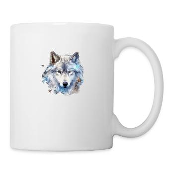 L’ du loup de Noël - Mug blanc - blanc - Droite