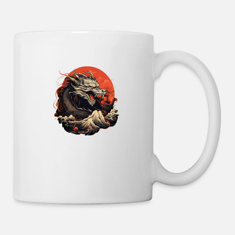 Dieu Dragon de l’Eau - Mug blanc - blanc