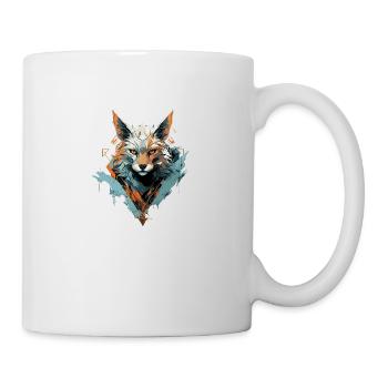 Le renard murmure l’élégance - Mug blanc - blanc - Droite