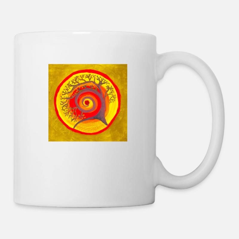 Buddha-Baum - Tasse - Weiß