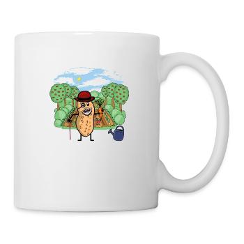 Garden Grandpa Peanut Vegetable Gardening Gardening - Mug - white - Right