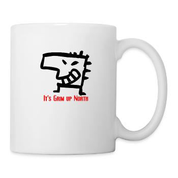 Grim klein - Tasse - Weiß - Rechts