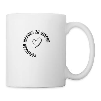 Gedanken werden zu Dingen - Tasse - Weiß - Rechts