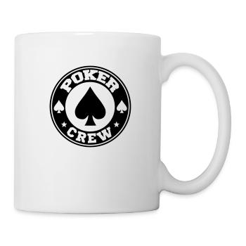 Équipe de poker - Mug blanc - blanc - Droite