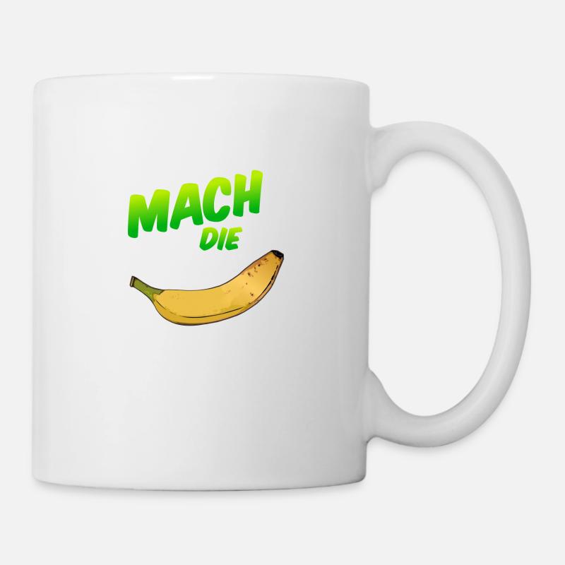 Faire la banane - Mug blanc - blanc