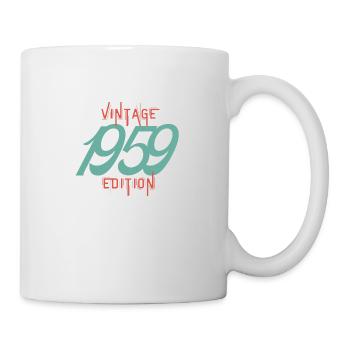 Jahrgang 1959 Ausgabe - Tasse - Weiß - Rechts