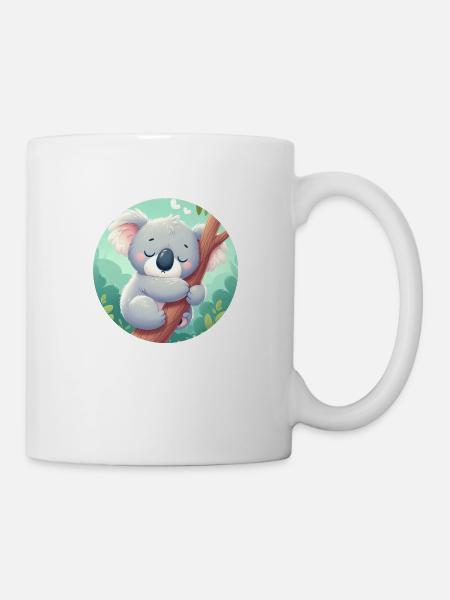 glücklicher Koalabär Koala - Tasse - Weiß