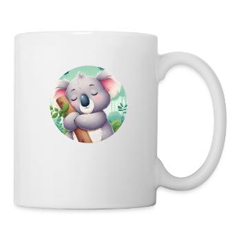 glücklicher Koalabär Koala - Tasse - Weiß - Rechts