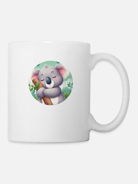 glücklicher Koalabär Koala - Tasse - Weiß