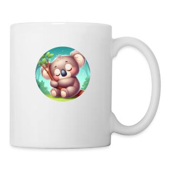 glücklicher Koalabär Koala - Tasse - Weiß - Rechts