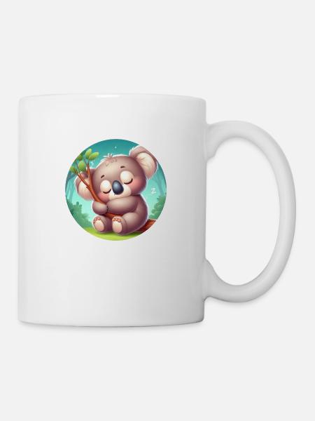 glücklicher Koalabär Koala - Tasse - Weiß
