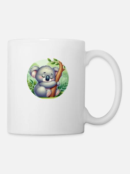 Koala heureux Koala Ours Koala - Mug blanc - blanc