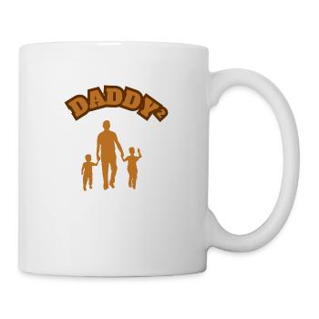 Fier Père Kid Garçon Marron - Mug blanc - blanc - Droite