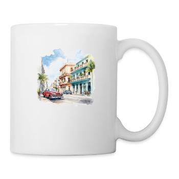Journée de Cuba - Mug blanc - blanc - Droite