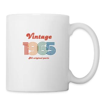 Jahrgang 1965 alle Originalteile - Tasse - Weiß - Rechts