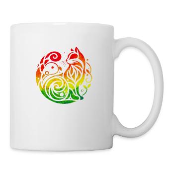 chat chat chats animal de compagnie mignonne animal mignon - Mug blanc - blanc - Droite