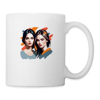 MADFOXX - Belles filles - Mug blanc - blanc - Droite