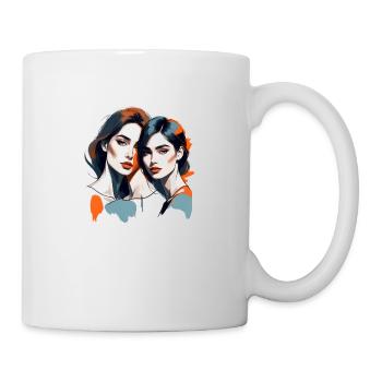 MADFOXX - Belles filles - Mug blanc - blanc - Droite