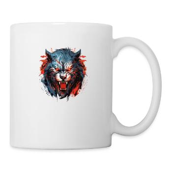 Geschärfte Zähne zeigen dein wahres Ich - Tasse - Weiß - Rechts