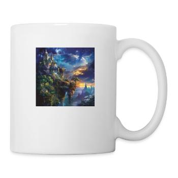 chateau de rêve - Mug blanc - blanc - Droite