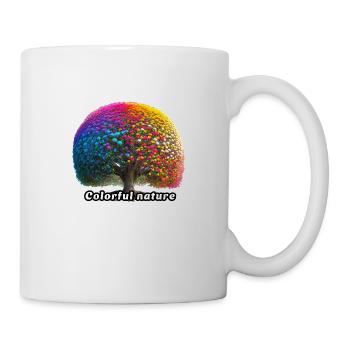 Colorful nature. - Tasse - Weiß - Rechts
