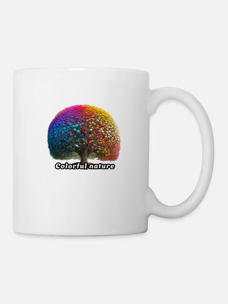 Colorful nature. - Tasse - Weiß