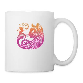 Chat, Chat, Chats, Animaux De Compagnie, Animal De Compagnie, Mignon, Animal, Animal De Compagnie - Mug blanc - blanc - Droite