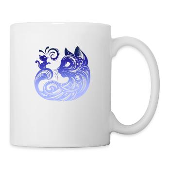 Chat, Chat, Chats, Animaux De Compagnie, Animal De Compagnie, Mignon, Animal, Animal De Compagnie - Mug blanc - blanc - Droite