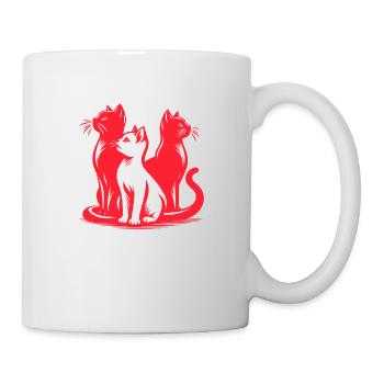 Chat, Chat, Chats, Animaux De Compagnie, Animal De Compagnie, Mignon, Animal, Animal De Compagnie - Mug blanc - blanc - Droite