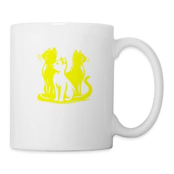 Chat, Chat, Chats, Animaux De Compagnie, Animal De Compagnie, Mignon, Animal, Animal De Compagnie - Mug blanc - blanc - Droite
