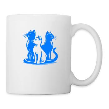 Chat, Chat, Chats, Animaux De Compagnie, Animal De Compagnie, Mignon, Animal, Animal De Compagnie - Mug blanc - blanc - Droite