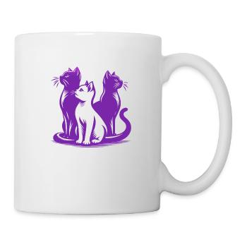 Chat, Chat, Chats, Animaux De Compagnie, Animal De Compagnie, Mignon, Animal, Animal De Compagnie - Mug blanc - blanc - Droite