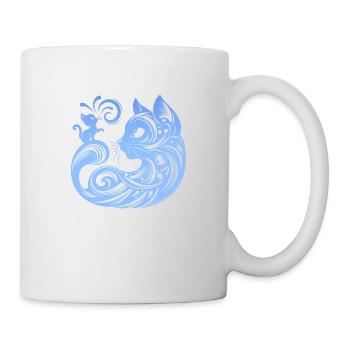 Chat, Chat, Chats, Animaux De Compagnie, Animal De Compagnie, Mignon, Animal, Animal De Compagnie - Mug blanc - blanc - Droite
