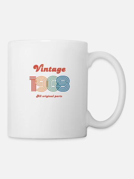 Vintage 1968 all original parts - Mug blanc - blanc