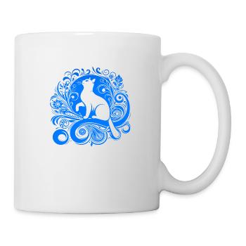 Katze, Katze, Katzen, Haustiere, Haustier, niedlich, Tier, Haustier - Tasse - Weiß - Rechts