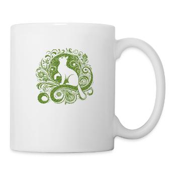 Chat, Chat, Chats, Animaux De Compagnie, Animal De Compagnie, Mignon, Animal, Animal De Compagnie - Mug blanc - blanc - Droite