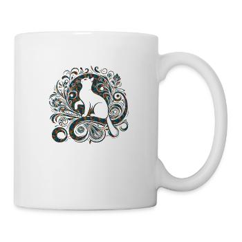 Chat, Chat, Chats, Animaux De Compagnie, Animal De Compagnie, Mignon, Animal, Animal De Compagnie - Mug blanc - blanc - Droite