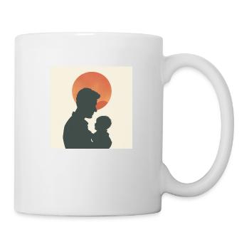 Daddy Silhouette - Mug - white - Right
