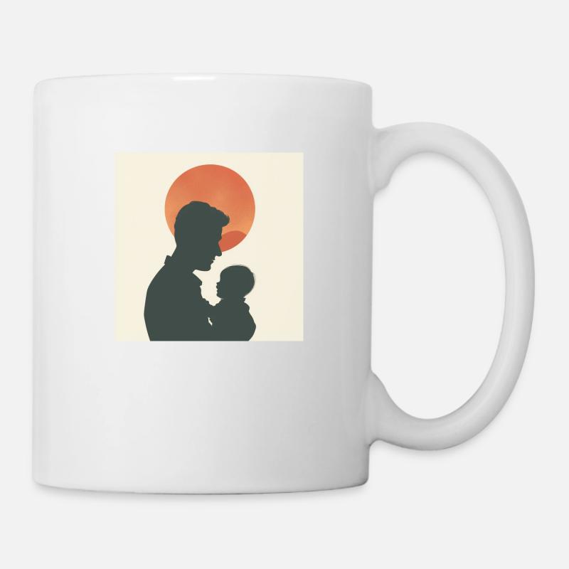 Daddy Silhouette - Mug - white
