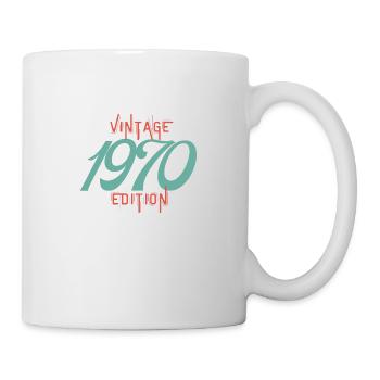 Vintage-Ausgabe aus den 1970er Jahren - Tasse - Weiß - Rechts