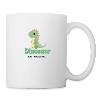 Dinosaur Enthusiast - Tasse - Weiß - Rechts