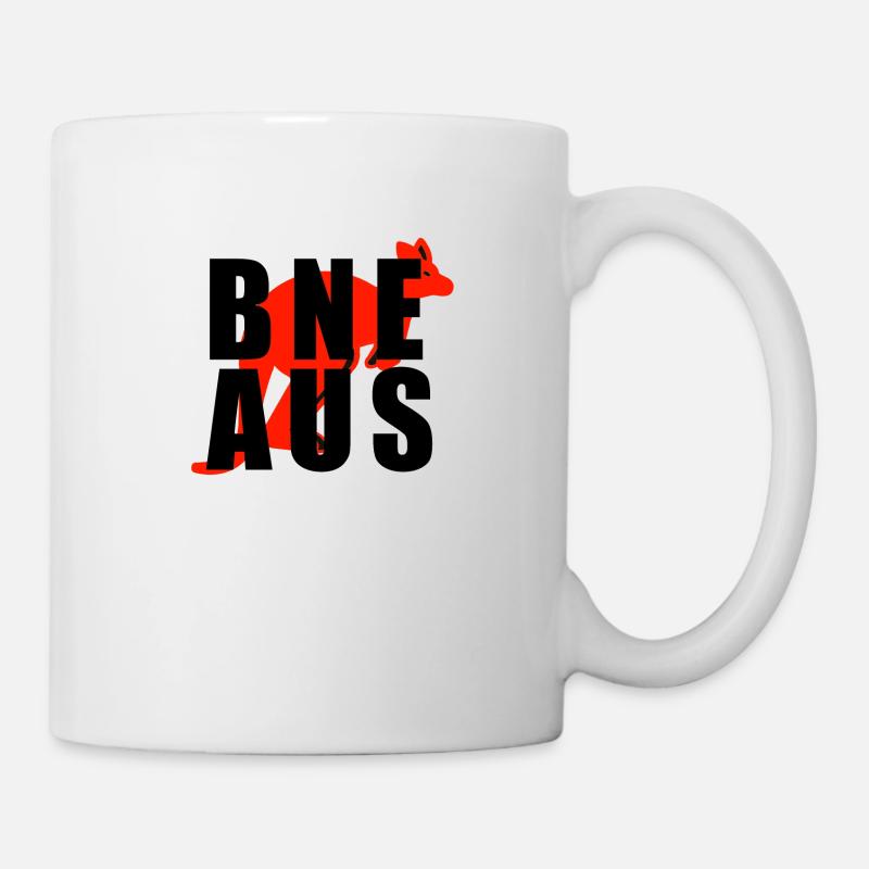 Indicatif d’appel de l’aéroport de Brisbane, en Australie - Mug blanc - blanc